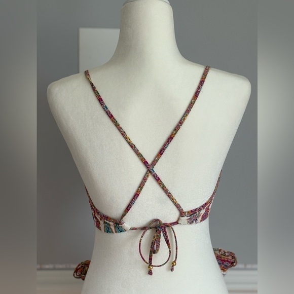 Nanette Lepore 2 Piece Swimwear Bathing Suit Multi Color Size L Adjustable - Picture 6 of 6